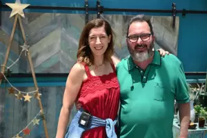 Eugenia Quibel y Gerardo Rozn, un amor que naci en el trabajo y termin formando una familia ensamblada