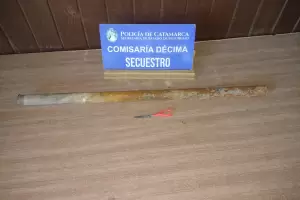 Amenaz con un arma blanca a su hermano y su cuada y termin detenido