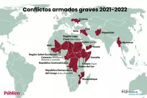 M�s all� de Rusia-Ucrania: Los 16 conflictos b�licos que se desarrollan actualmente, frente al olvido internacional