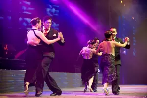 Tango y Milonga en el patio del Archivo Hist�rico