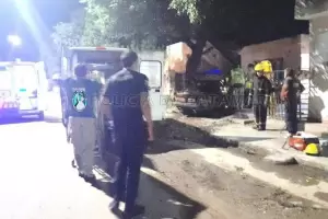 Perdi el control y choc contra una vivienda