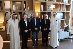 Jalil en la reunin con el Grupo Dutco y de Comercio Exterior del Norte Grande