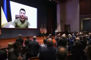 Dramtico discurso de Zelenski ante el Congreso de Estados Unidos: Recuerden el 11 de septiembre