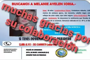 Apareci la joven que estaba desaparecida desde el lunes