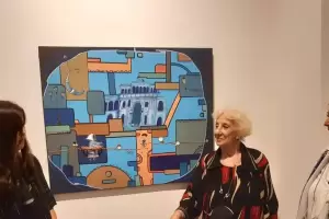 Artista catamarque�a expone en la muestra "Marzo, mujer y memoria� del FNA