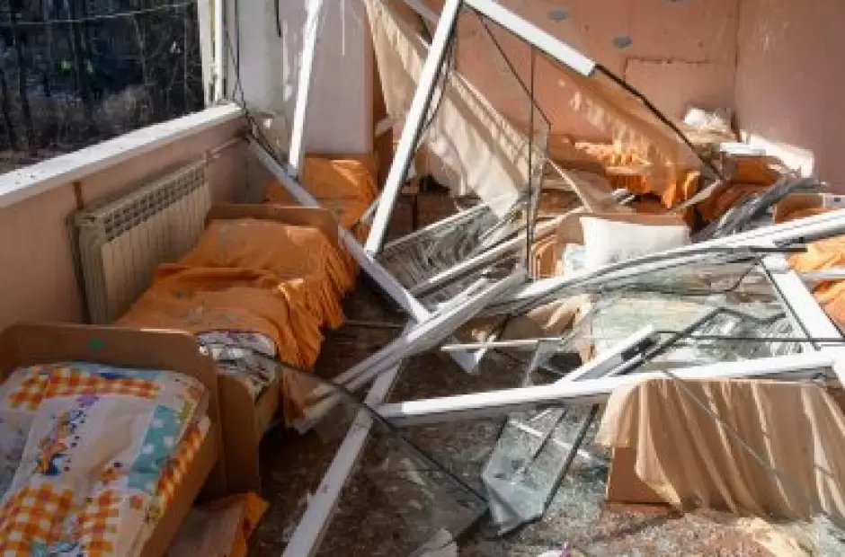 Guarderia bombardeada