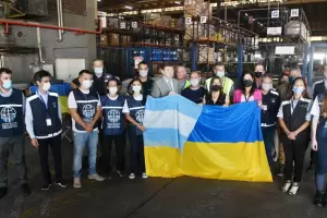 La Argentina enva ayuda humanitaria para los refugiados ucranianos en Polonia