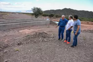 Ral Jalil y Rubn Dusso recorrieron los avances de la Ruta Provincial 3 y buscan realizar obras hdricas en Las Higueritas