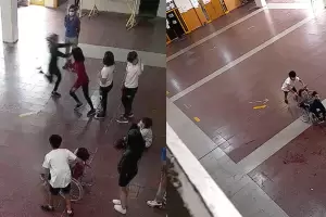 Jugaban en la escuela y no dej afuera a su compaero en silla de ruedas: el gesto se hizo viral