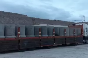 Producat contina proveyendo caos de hormign para obras en toda la provincia