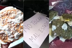 Indignante: Padres denunciaron que sus hijos reciben viandas con comida podrida