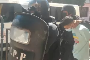 Declar la vctima, el menor de los imputados y el tribunal realiz una inspeccin guiada en el lugar de los hechos