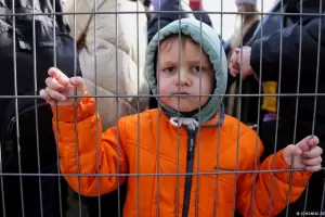 Ms de 50 % de los nios ucranianos abandonaron sus casas por la guerra