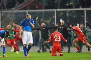 Tremendo!: Macedonia dio el batacazo, le gan a Italia y lo dej sin mundial