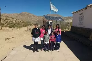 Escuela rural esper 20 aos para tener luz y necesita una estufa para pasar el prximo invierno