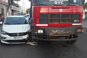 Fuerte accidente de trnsito en la Av. Gemes