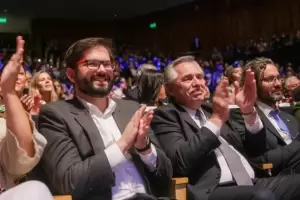 Gabriel Boric concluy el primer da de su visita oficial en Argentina con un concierto en el CCK junto a Alberto Fernndez