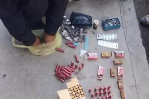 Lo sorprenden vendiendo cartuchos y proyectiles