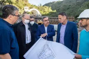 Jalil y Katopodis recorrieron obras que se ejecutan con fondos nacionales