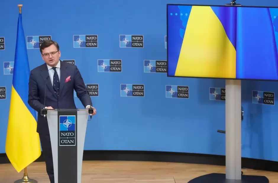 El canciller de Ucrania, Dmytro Kuleba