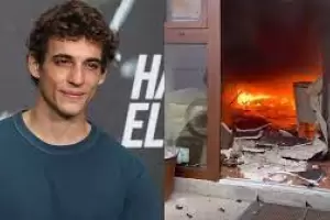 Se incendi la casa de Miguel Herrn y, en lgrimas, comparti los destrozos