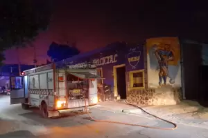 Se incendi el Club Atltico Policial