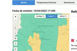 Emiten alerta Amarilla por tormentas