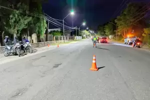 Escape, persecucin, y aprehensin de un violento conductor