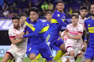 Boca y Lans empataron 1-1 en la Bombonera