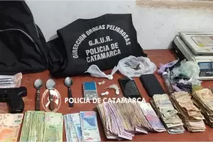 Desbaratan "kiosco" de droga en Andalgal