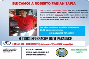 Emiten alerta por bsqueda de una persona