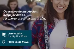 Progresar itinerante en plaza 25 de Mayo
