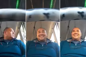 ��Pon� la de Malvinas!�: la historia del chofer de micro escolar que les hace escuchar himnos y marchas patrias a los chicos