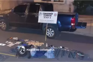 Intentaron sustraer unas ruedas, fueron aprehendidos y amenazaron a los policias