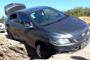 Conductora termin� dentro de un pozo