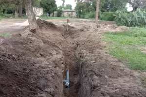 Continan los trabajos para mejorar el servicio de agua en el departamento Santa Rosa
