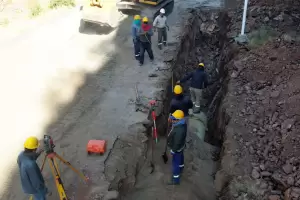 Acueducto Norte: contina la obra en diferentes puntos de Quebrada de Moreira