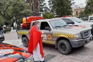Da del Bombero Voluntario: misa y bendicin de mviles