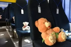 Lviv realiz� un homenaje a los 261 ni�os muertos desde el inicio de la invasi�n rusa a Ucrania