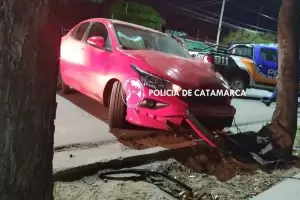 Siniestro vial en el sector norte de la capital