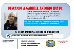 Intensa bsqueda de un joven desaparecido desde este viernes