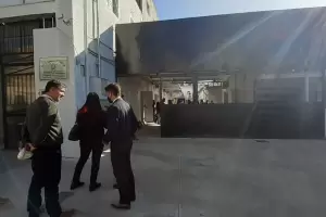 Incendio en el juzgado de familia