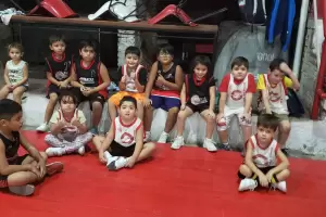 Encuentro de minibasquet en la "madre de Ciudades"