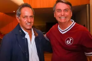 Daniel Scioli visit a Jair Bolsonaro antes de regresar el pas