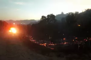 Sofocaron focos de incendio en La Carrera, Sierra Brava y Hueco Verde