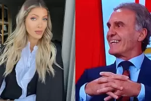 Oscar Ruggeri revel en vivo que Cande Ruggeri est esperando un beb junto a su pareja