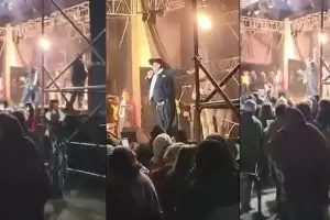 Personal de seguridad impidi culminar un show al Chaqueo Palavecino y l se retir furioso: No vuelvo ms