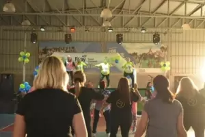 Por los 3 aos del Microestadio Evita, se realiz una "mega master class"