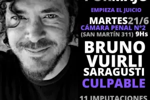 Mujeres Organizadas reclamarn frente a la Cmara Penal por el inicio del juicio a Bruno Vuirli Saragusti