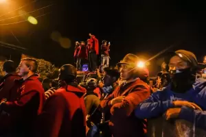 La CONAIE denunci violenta represin policial y un muerto durante una manifestacin en Quito
